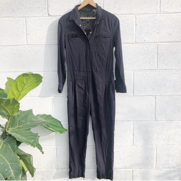 Ikks Pants - IKKS Women Navy Jumpsuit